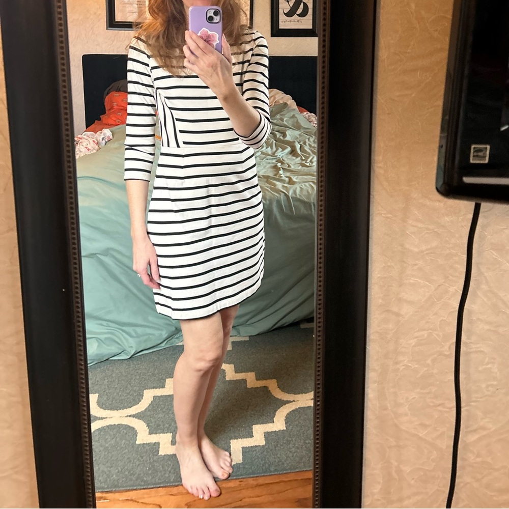 Heavy Knit Cream and Black Dress from Gap - Picture 2 of 7